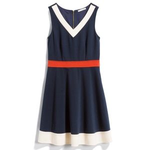 Navy Blue Sleeveless Dress